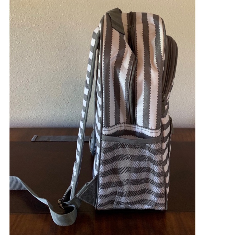 Thirty-One Backpack - Grey/White - image 2
